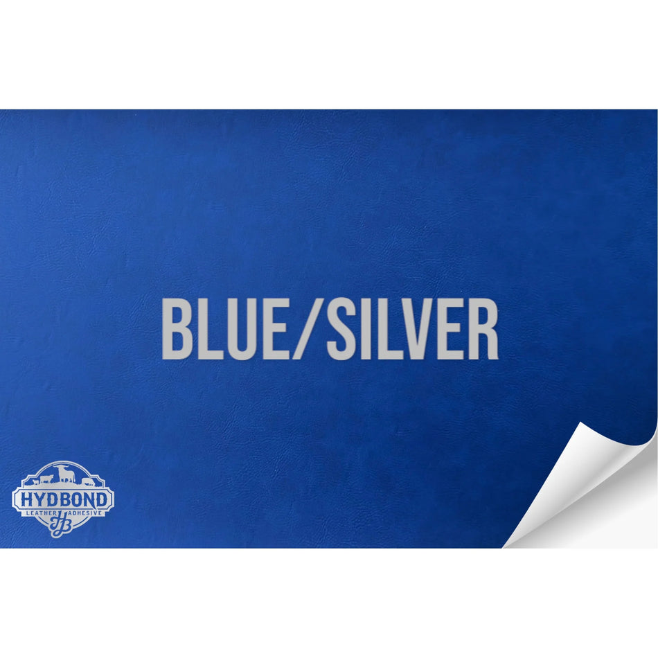 Blue / Silver Leatherette
