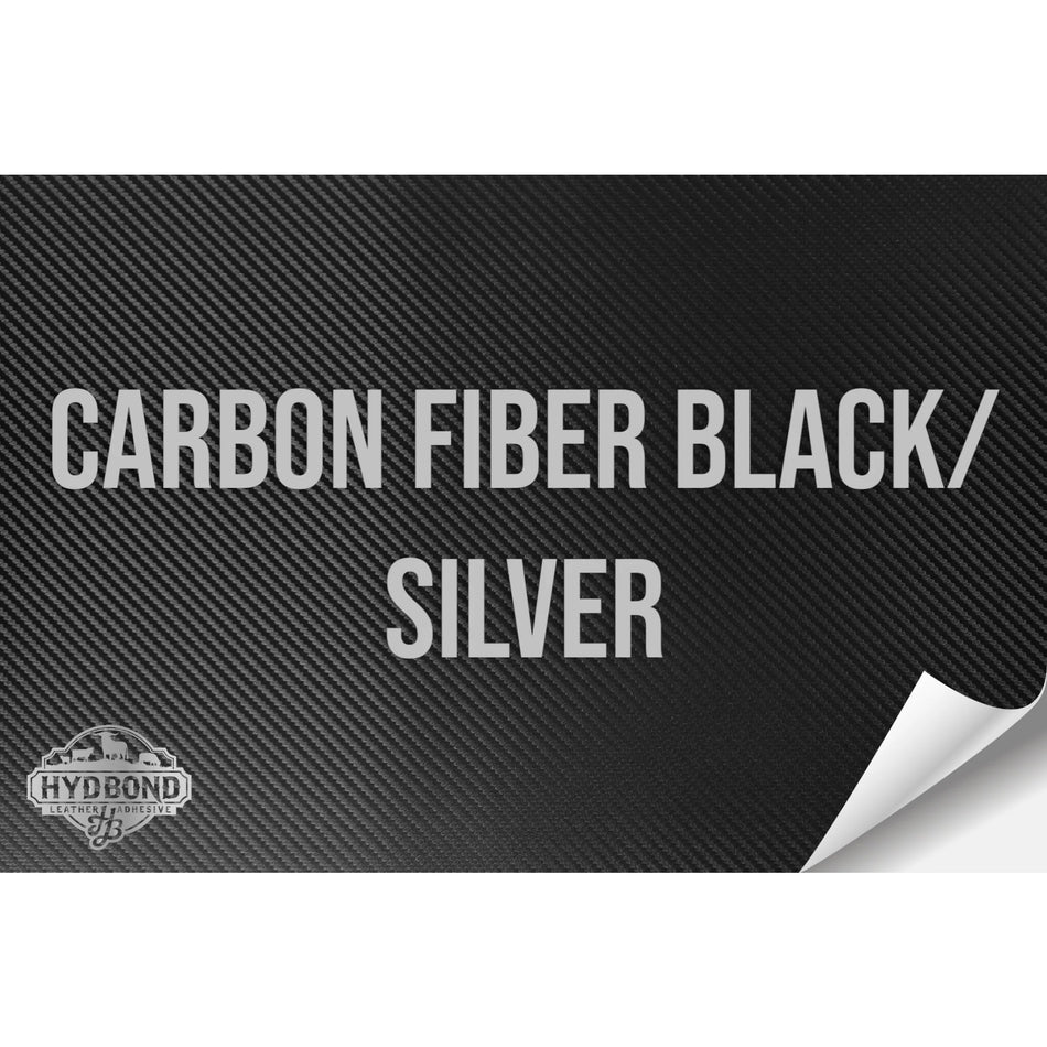 Carbon Fiber Black / Silver Leatherette