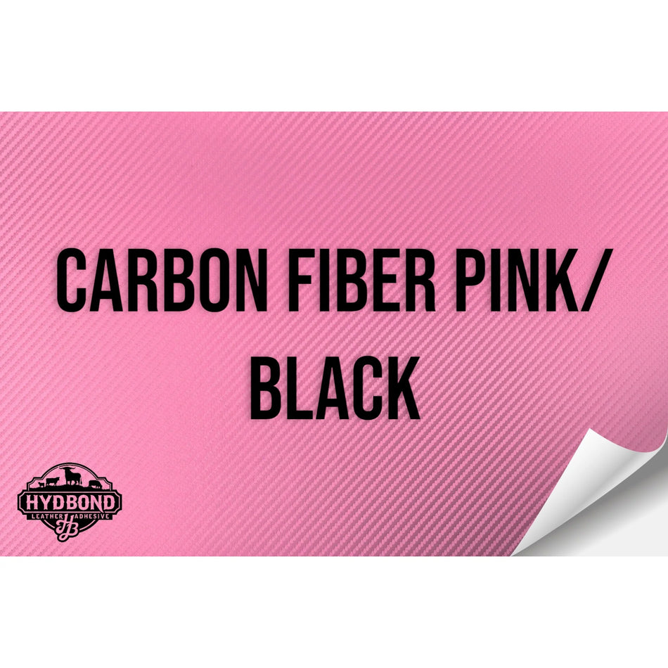 Carbon Fiber Pink / Black Leatherette