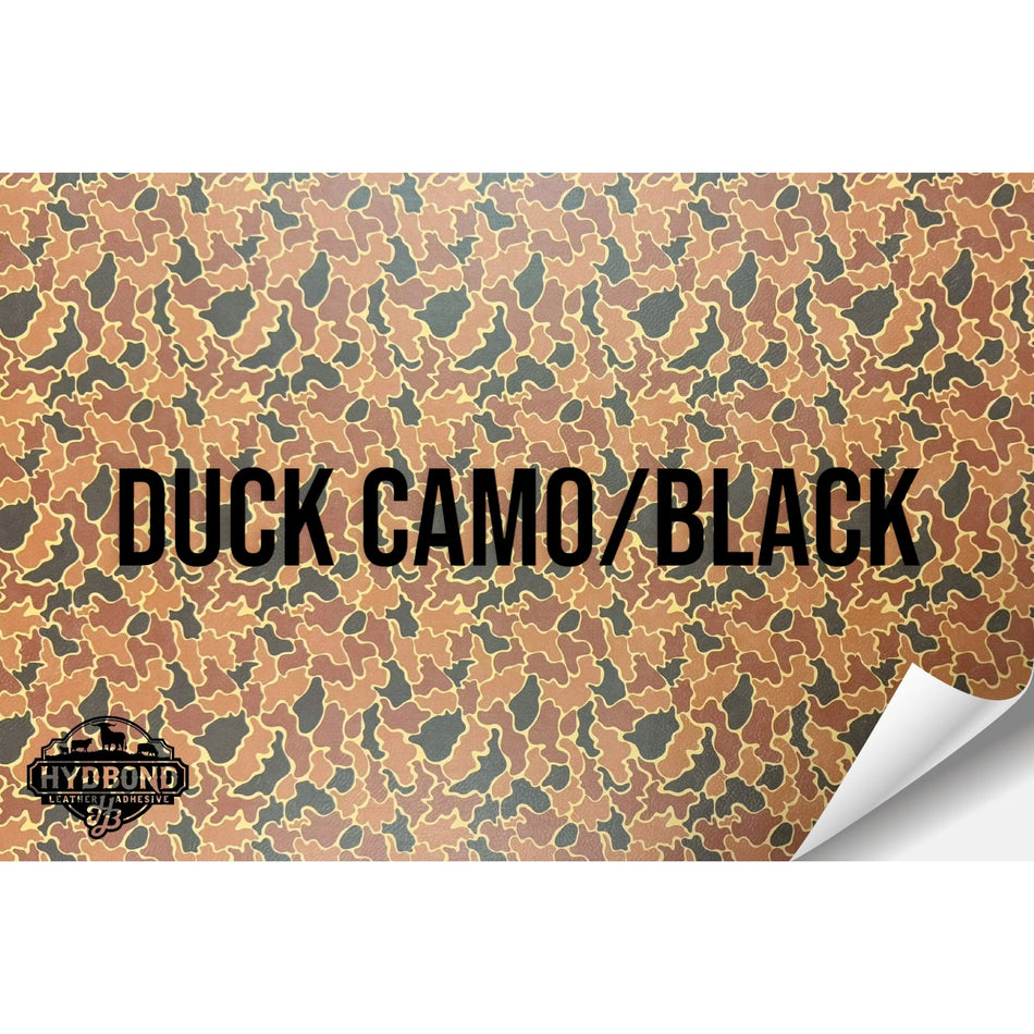 Duck Camo / Black Leatherette