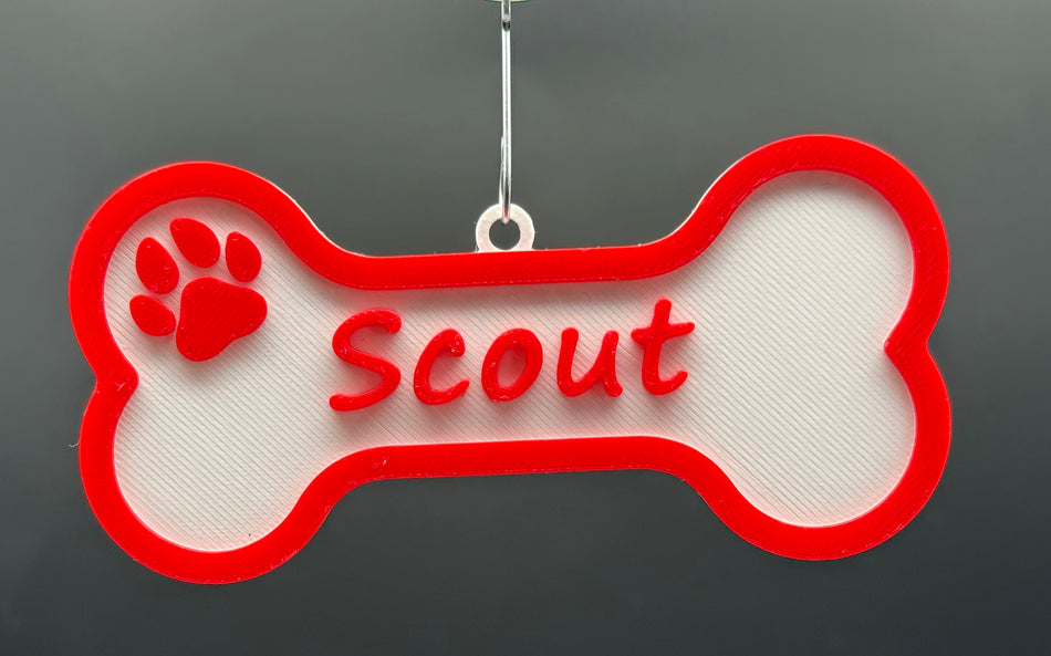 Pawfect Bone Ornament