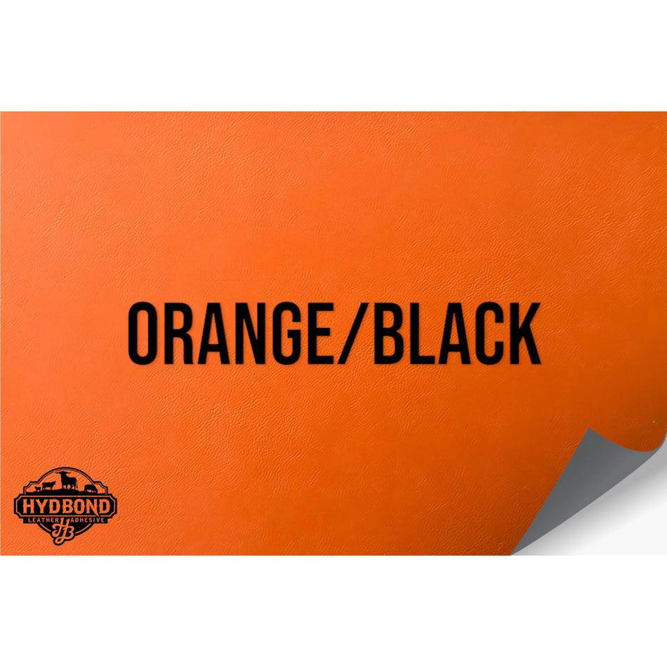 Orange / Black Leatherette