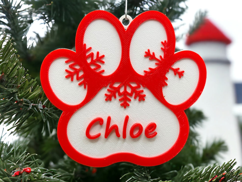 Meowy Memories Paw Ornament