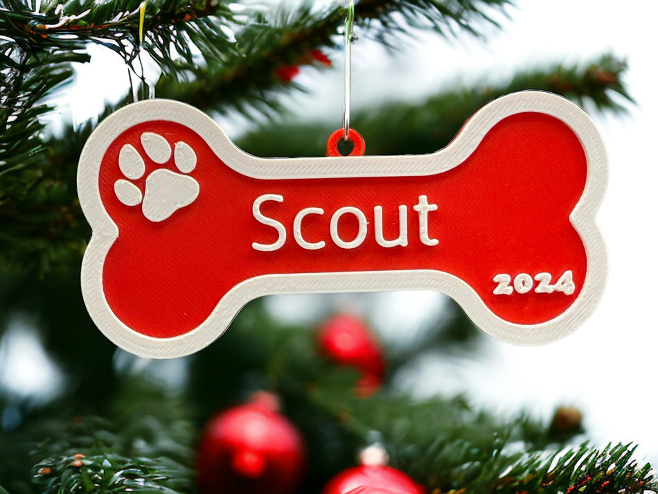 Pawfect Bone Ornament