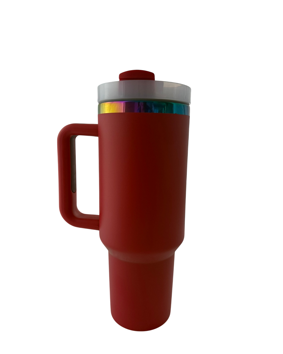 40 oz Mug Mirror Rainbow