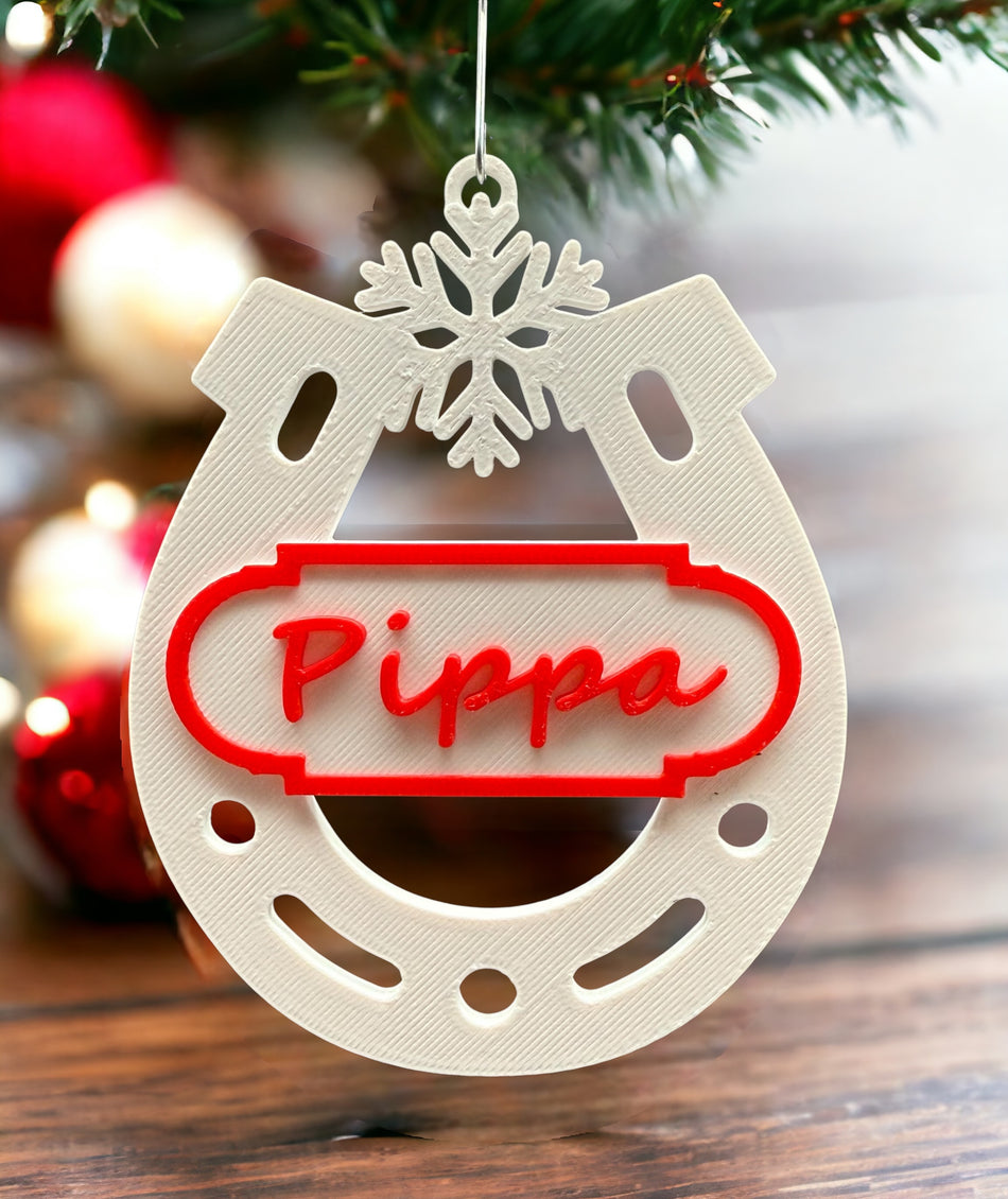 Lucky Horseshoe Ornament