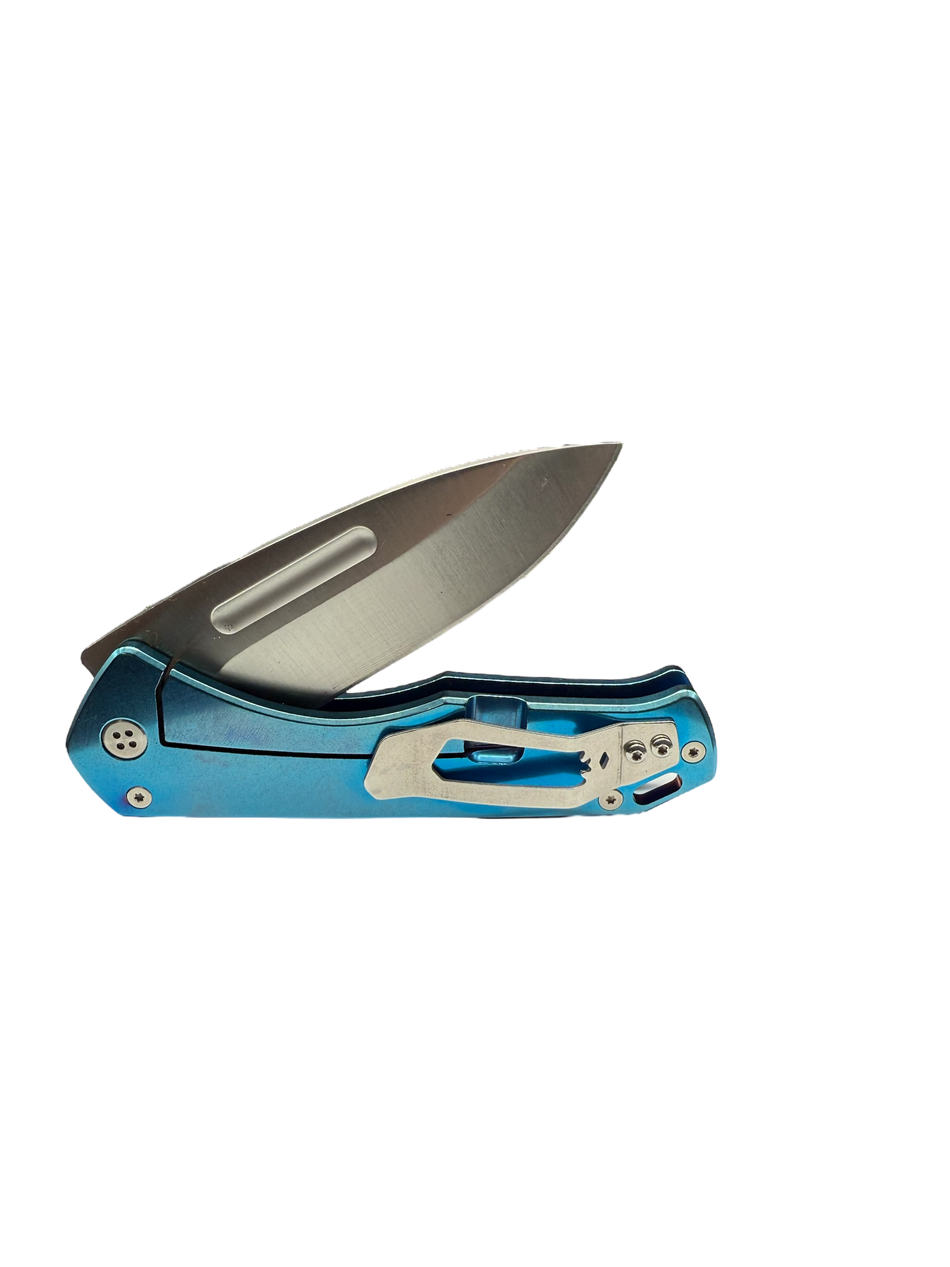 Custom Engraved D2 Steel Folding Knife – Premium Outdoor & EDC Tool