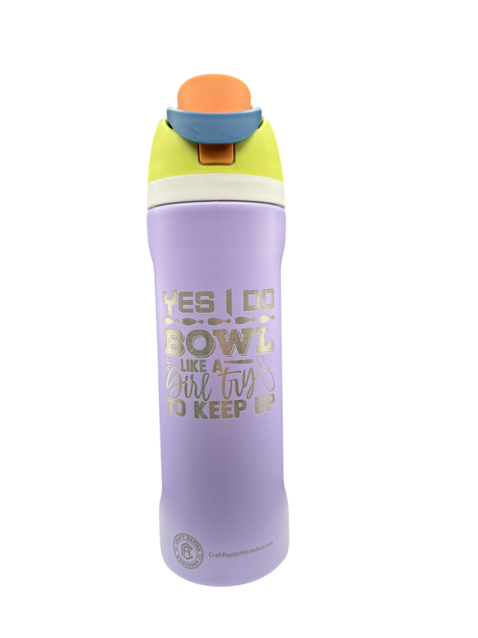 2 in1 (Owa Style) 20oz Sports Water Bottle