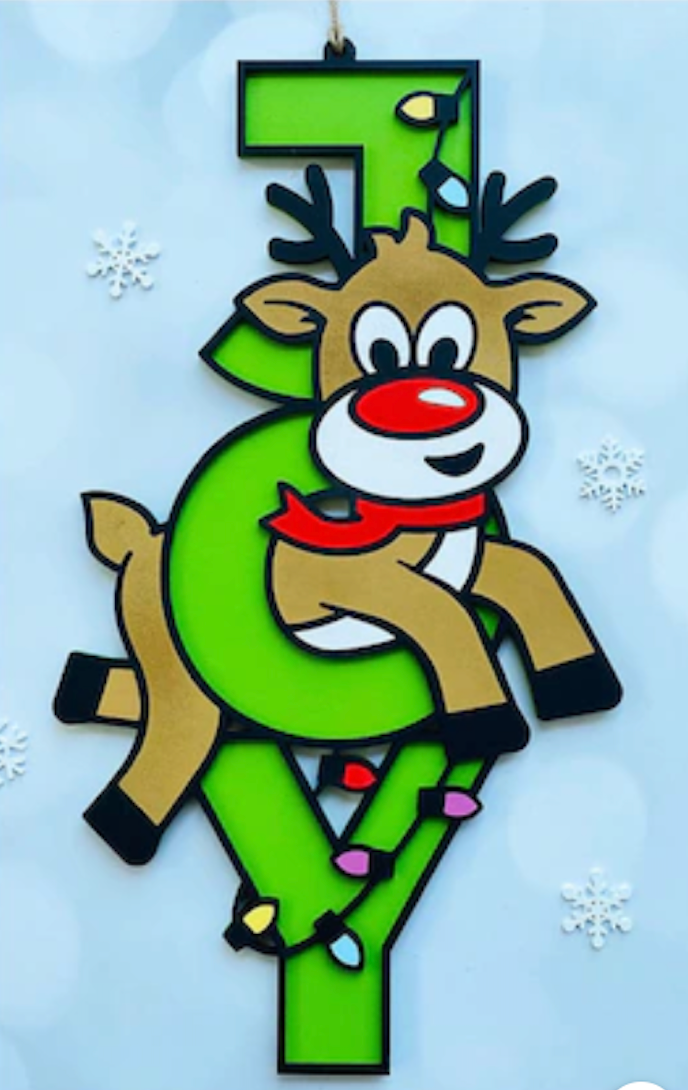 ✨ JOY Christmas Door Hanger Collection Holiday Character Signs