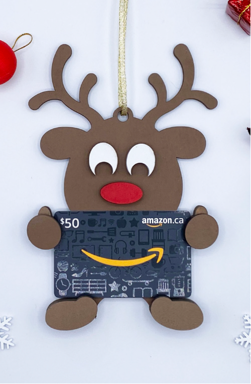 🎁 Gift Card Holder Ornaments — Christmas Characters Collection