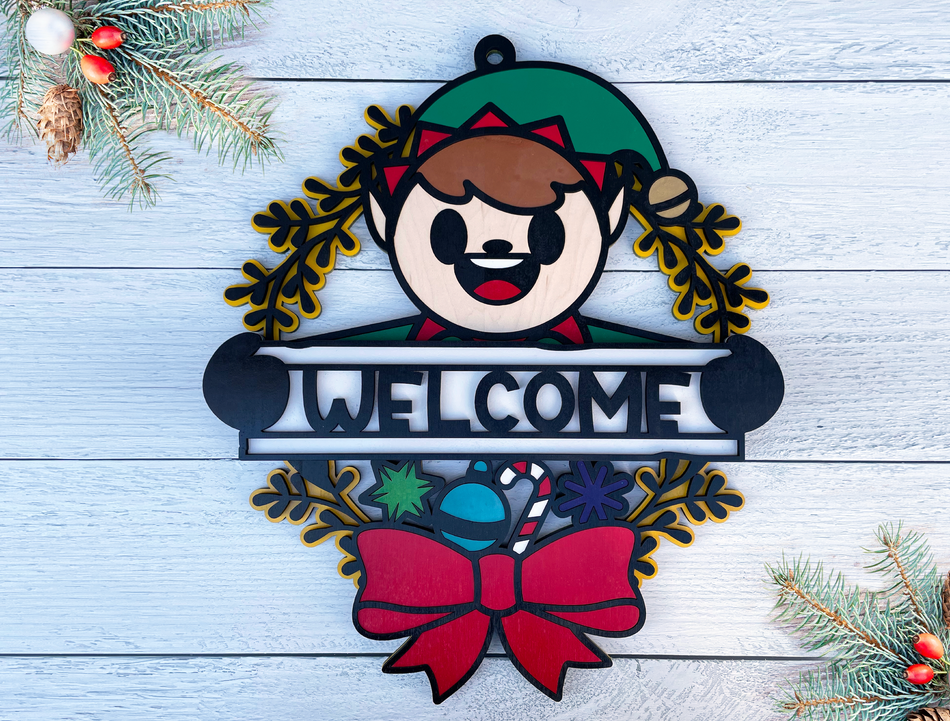 🎄 Christmas Welcome Sign Collection