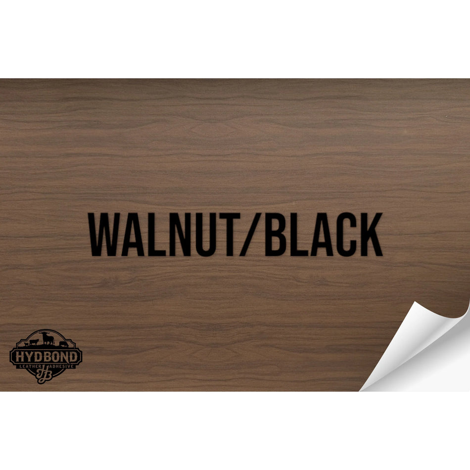 Walnut / Black Leatherette