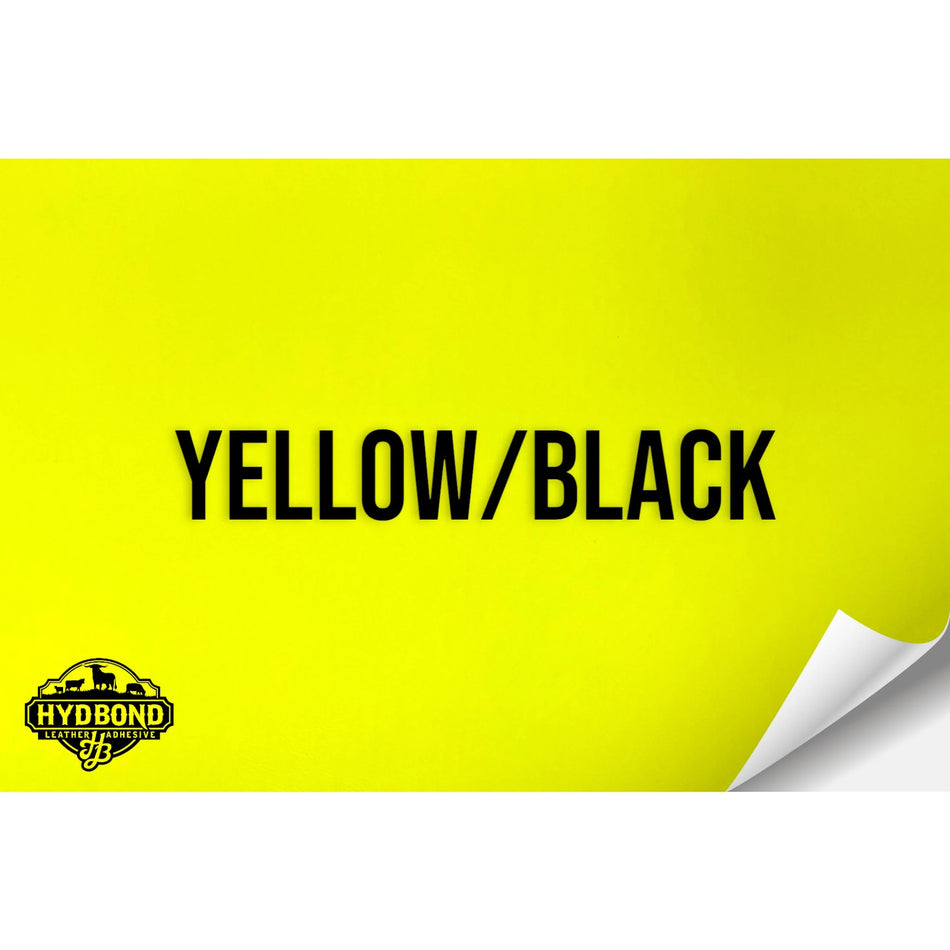 Yellow / Black Leatherette