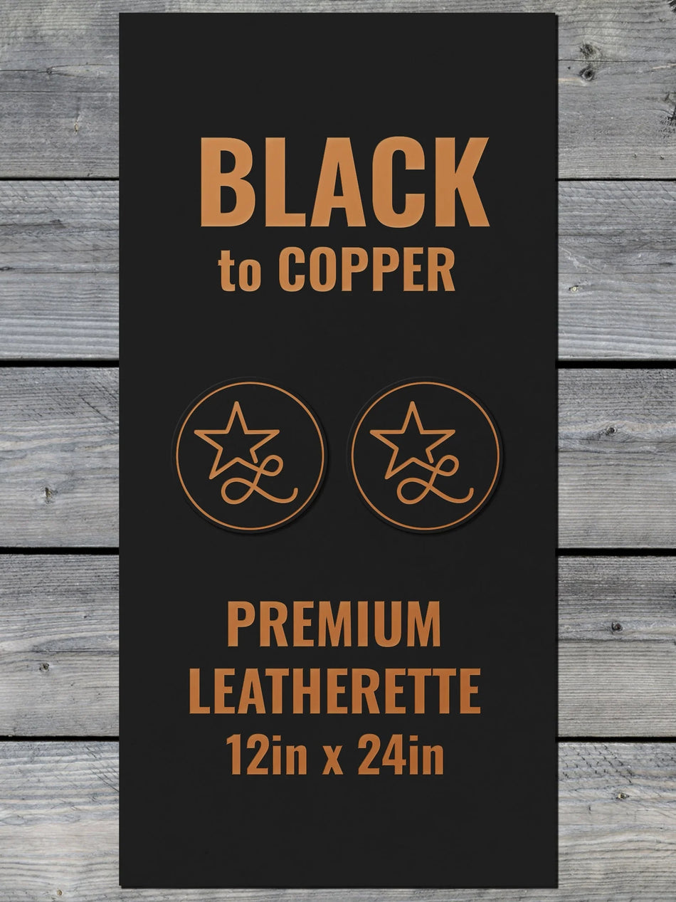 Black / Copper Leatherette