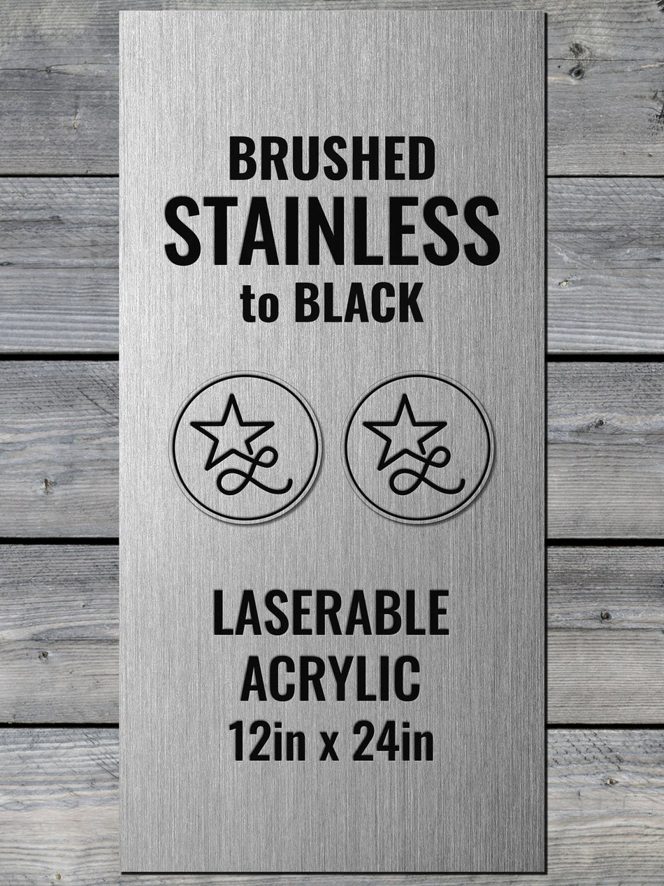 Stainless Black Acrylic
