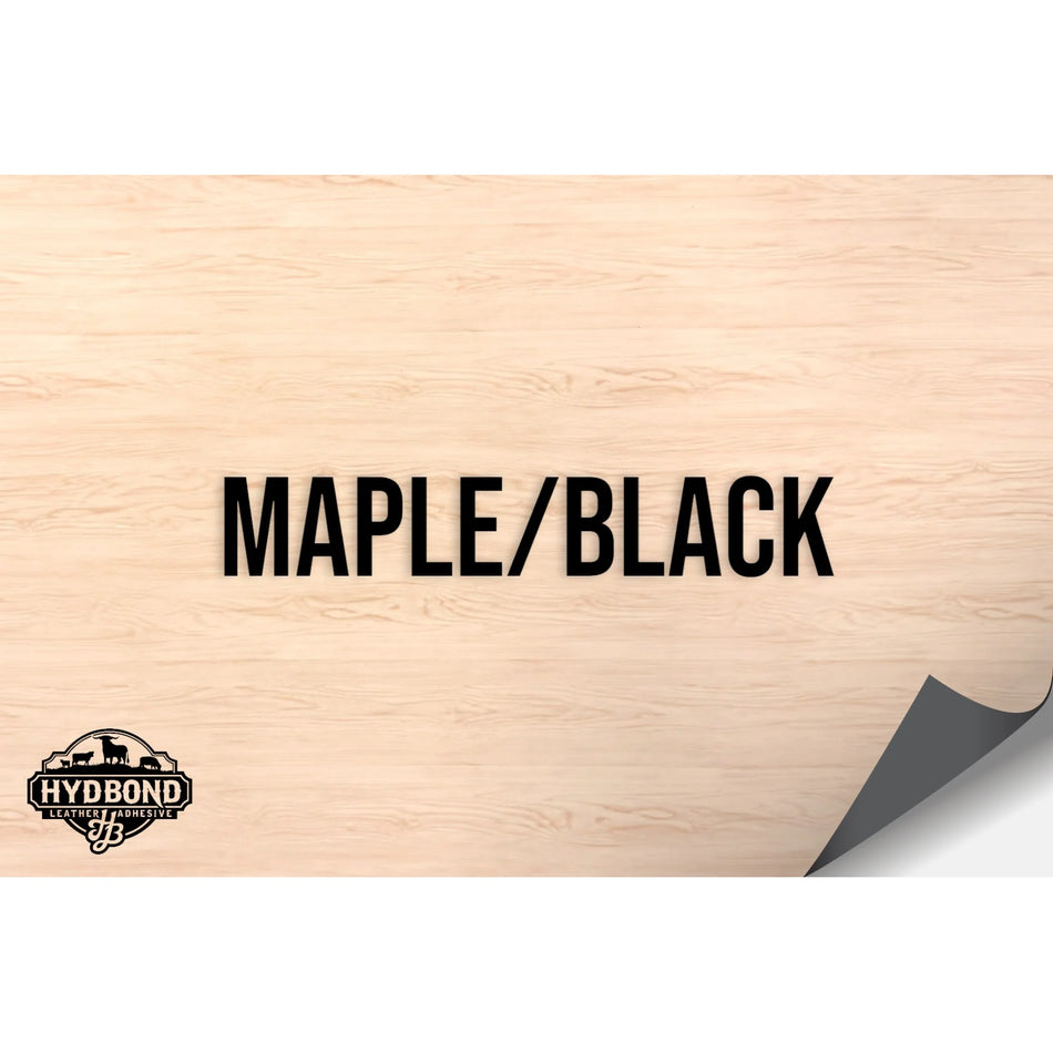 Maple / Black Leatherette